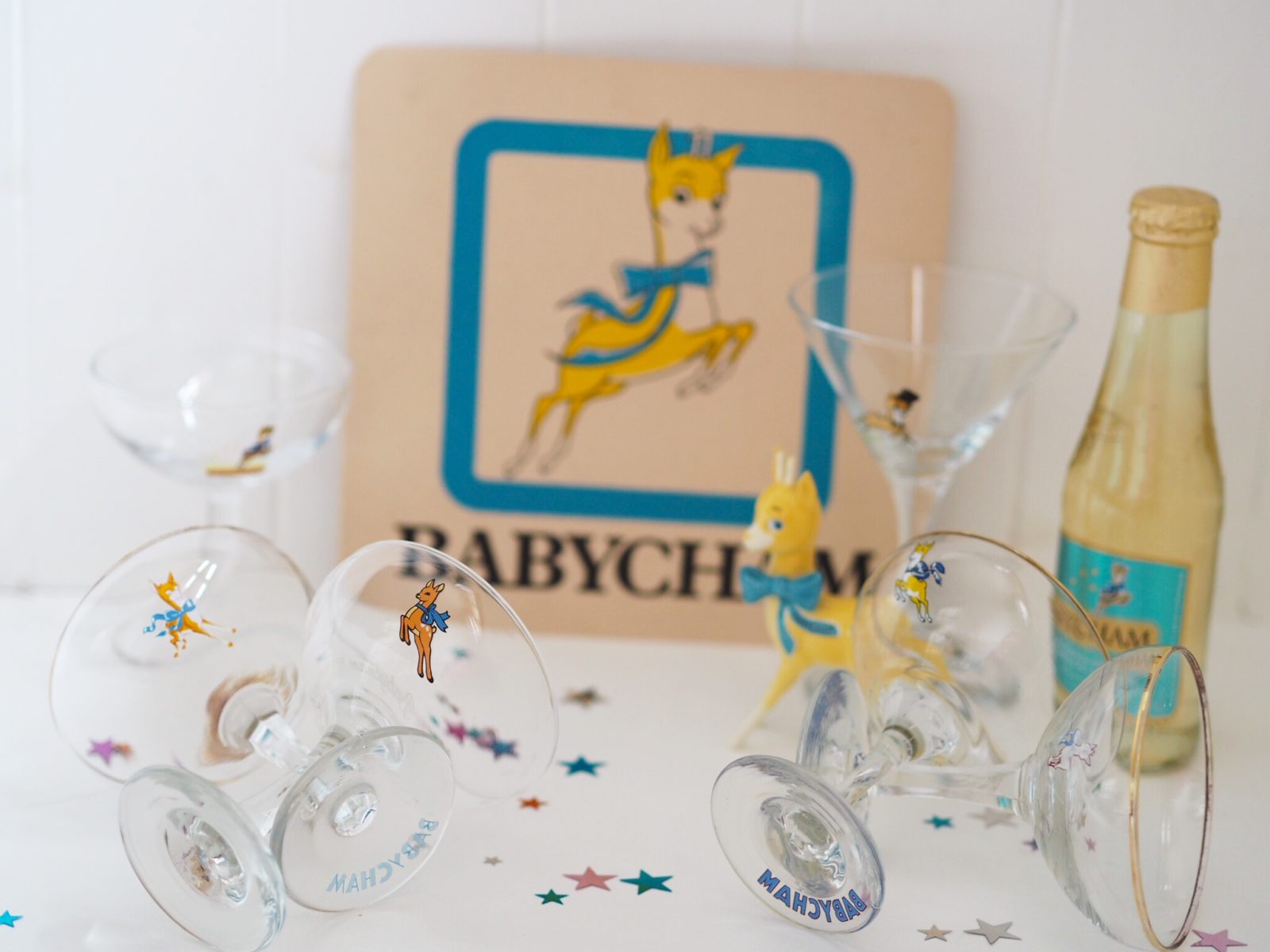 Babycham Glasses Through The Eras