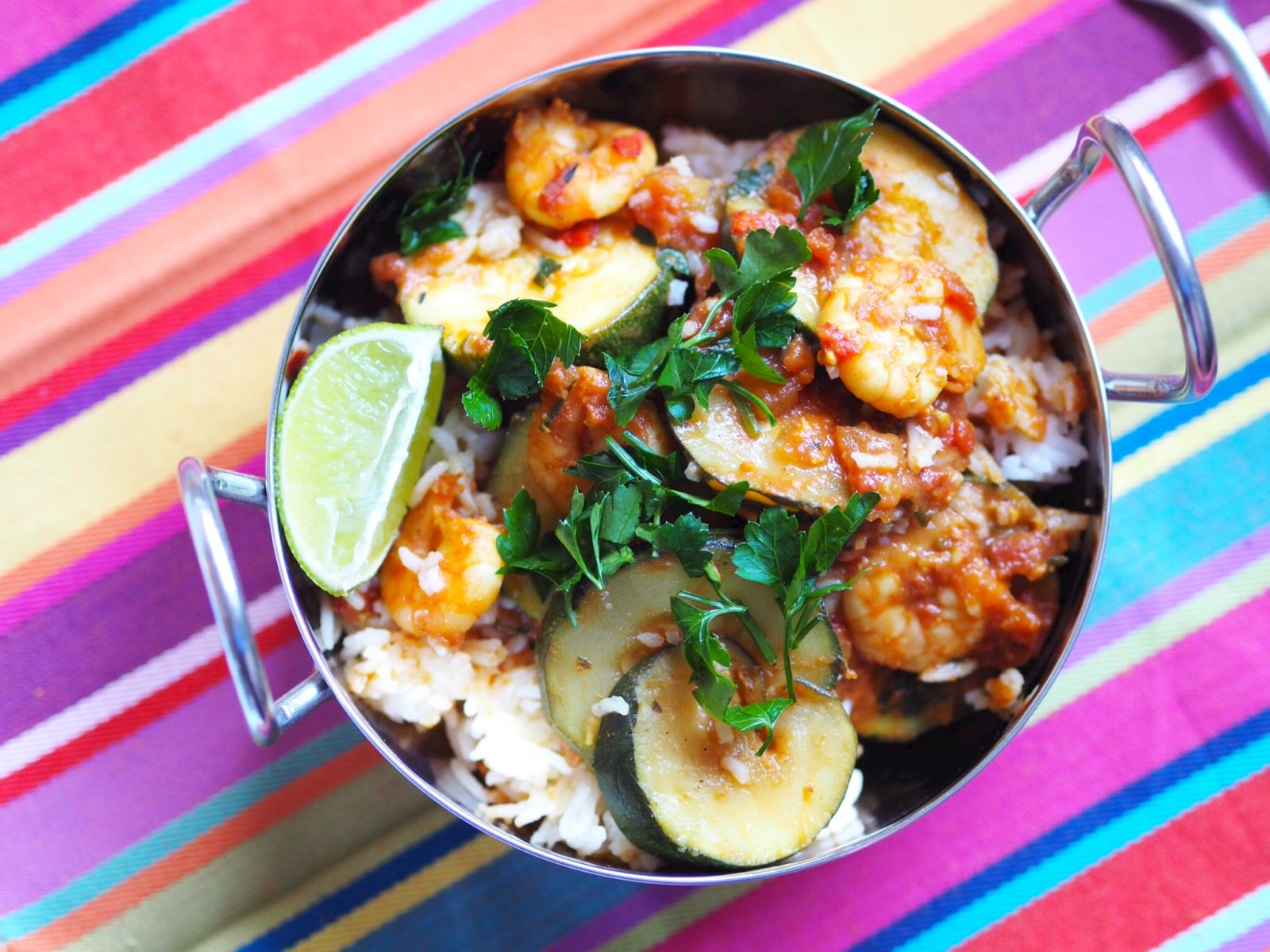 Fragrant Prawn and Courgette Curry
