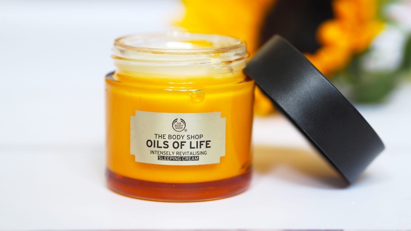 What I’m Loving In.......... The Body Shop Oils of Life Sleeping Cream