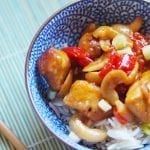 Slow Cooker Cashew Chicken | A gluten free Chinese dish #slowcooker #chinese #food #glutenfree #gfree #dinner #recipes