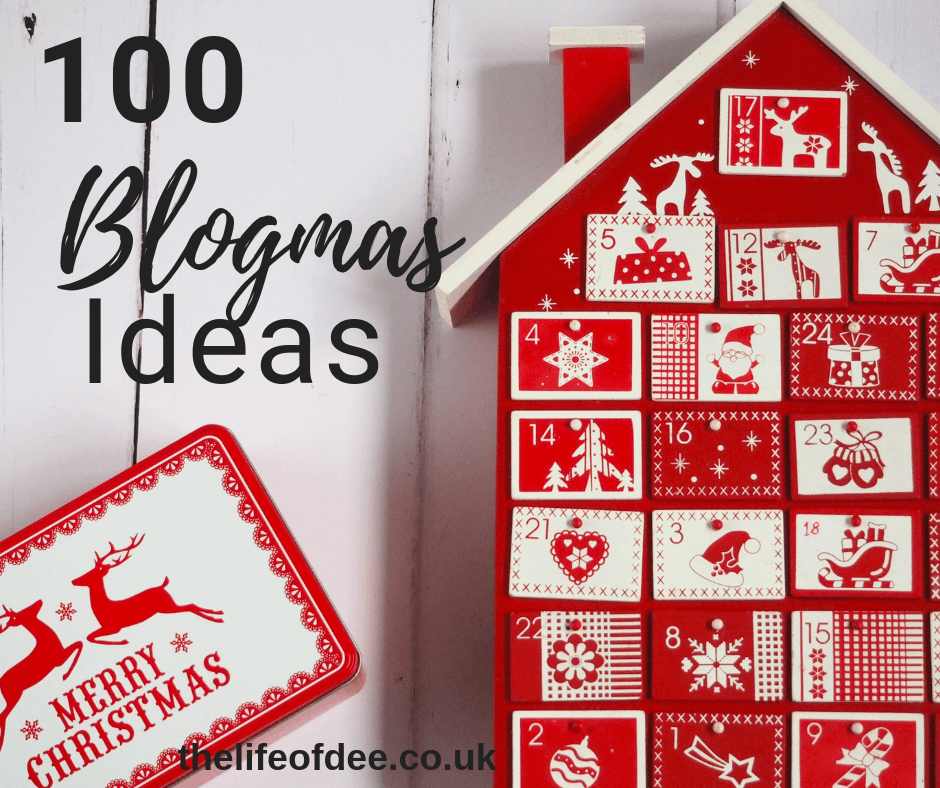 100 Blogmas Ideas | Are you doing #Blogmas this year? Here are 100 #blog #post #ideas to get you through the #festive season