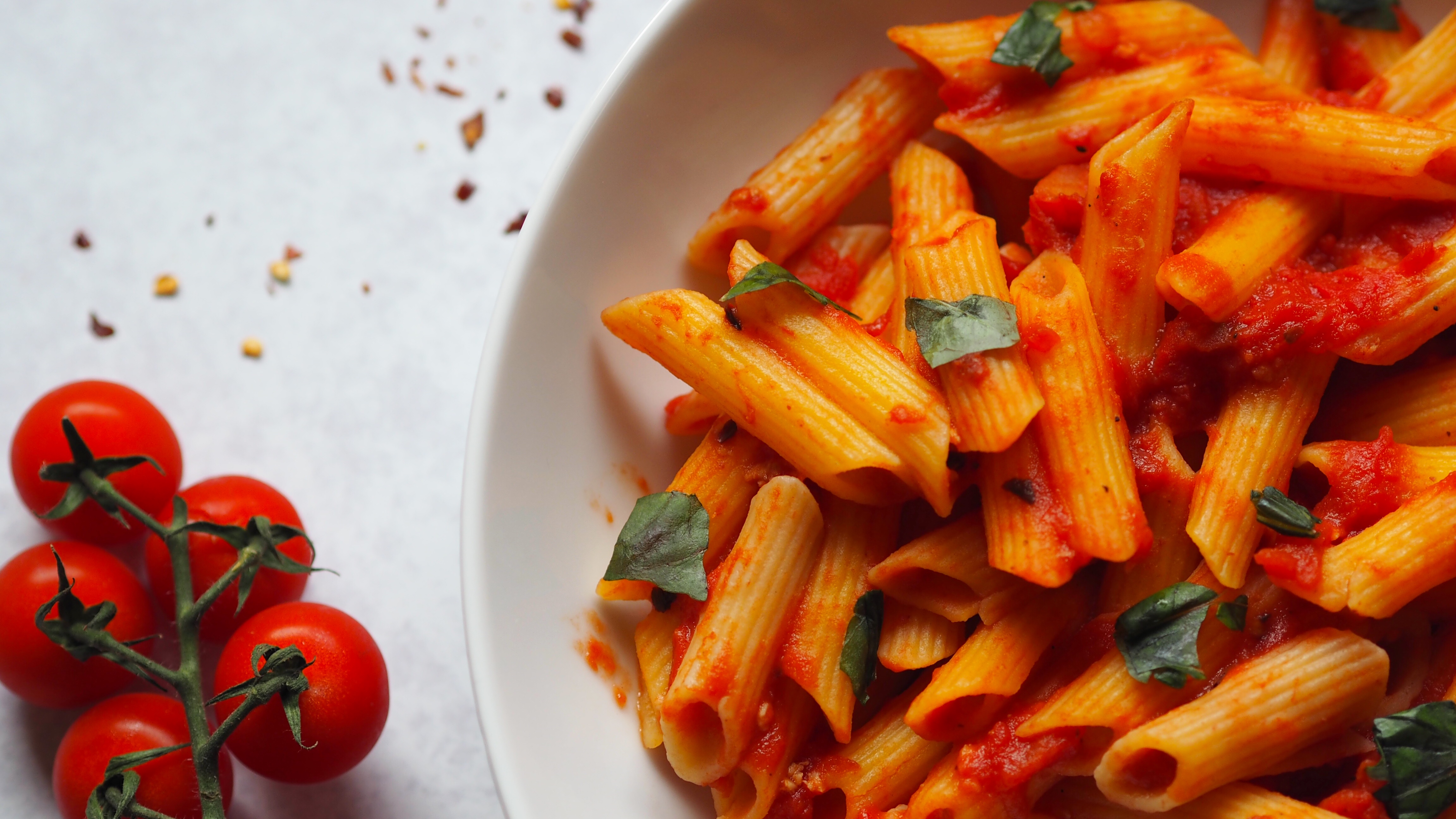 Penne Arrabbiata an easy pasta dish that is #syn #free on #slimming #world, #gluten #free as well as being #vegan