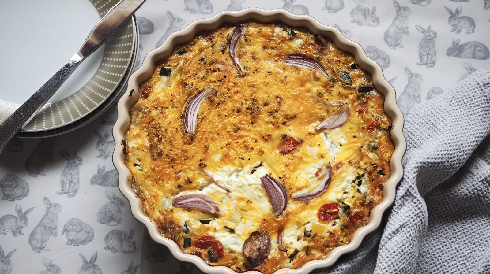 Summer Vegetable Crustless Quiche | Slimming World Sunday #syn #free #slimming #world #breakfast #lunch #dinner #snack