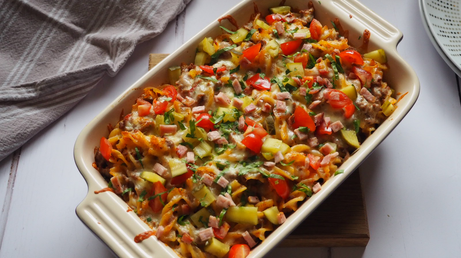 Cheeseburger Pasta | Slimming World Sunday A tasty syn free dish perfect for a midweek meal.